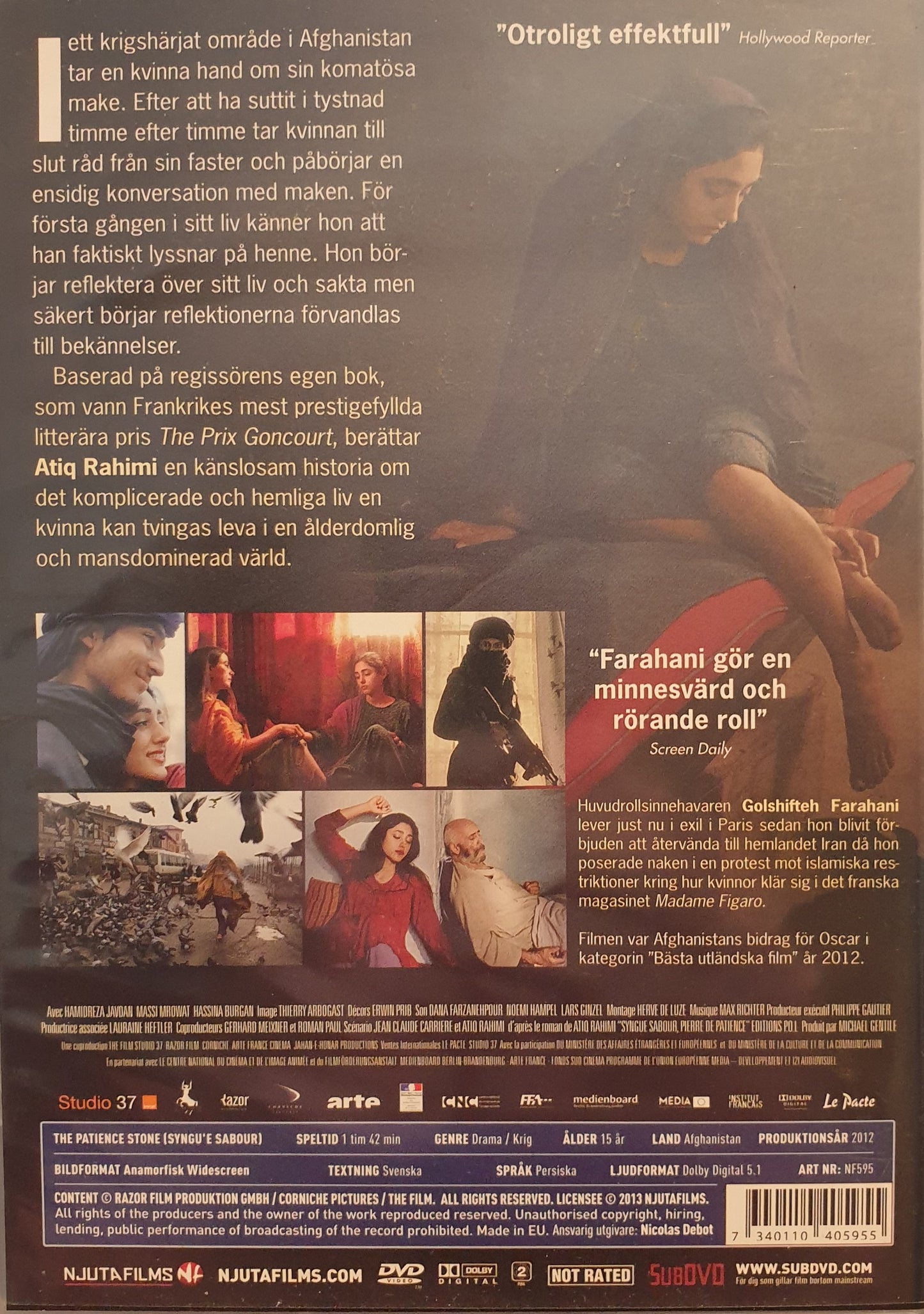 TÅLAMODETS STEN / THE PATIENCE STONE /  Syngué sabour, pierre de patience