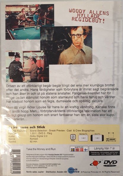 TA PENGARNA OCH STICK! / TAKE THE MONEY AND RUN