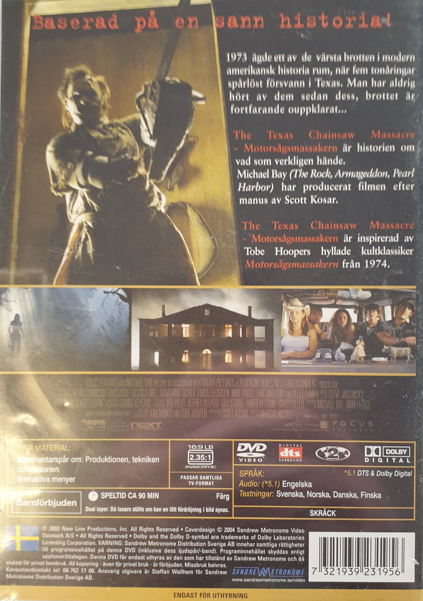 THE TEXAS CHAINSAW MASSACRE / MOTORSÅGSMASSAKERN