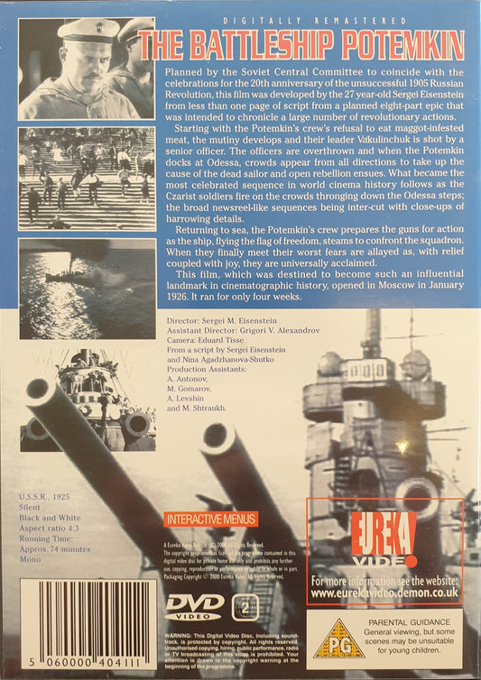 THE BATTLESHIP POTEMKIN / PANSARKRYSSAREN POTEMKIN