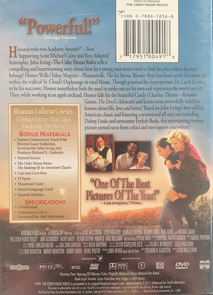 THE CIDER HOUSE RULES / CIDERHUSREGLERNA (EJ SVENSK TEXT)