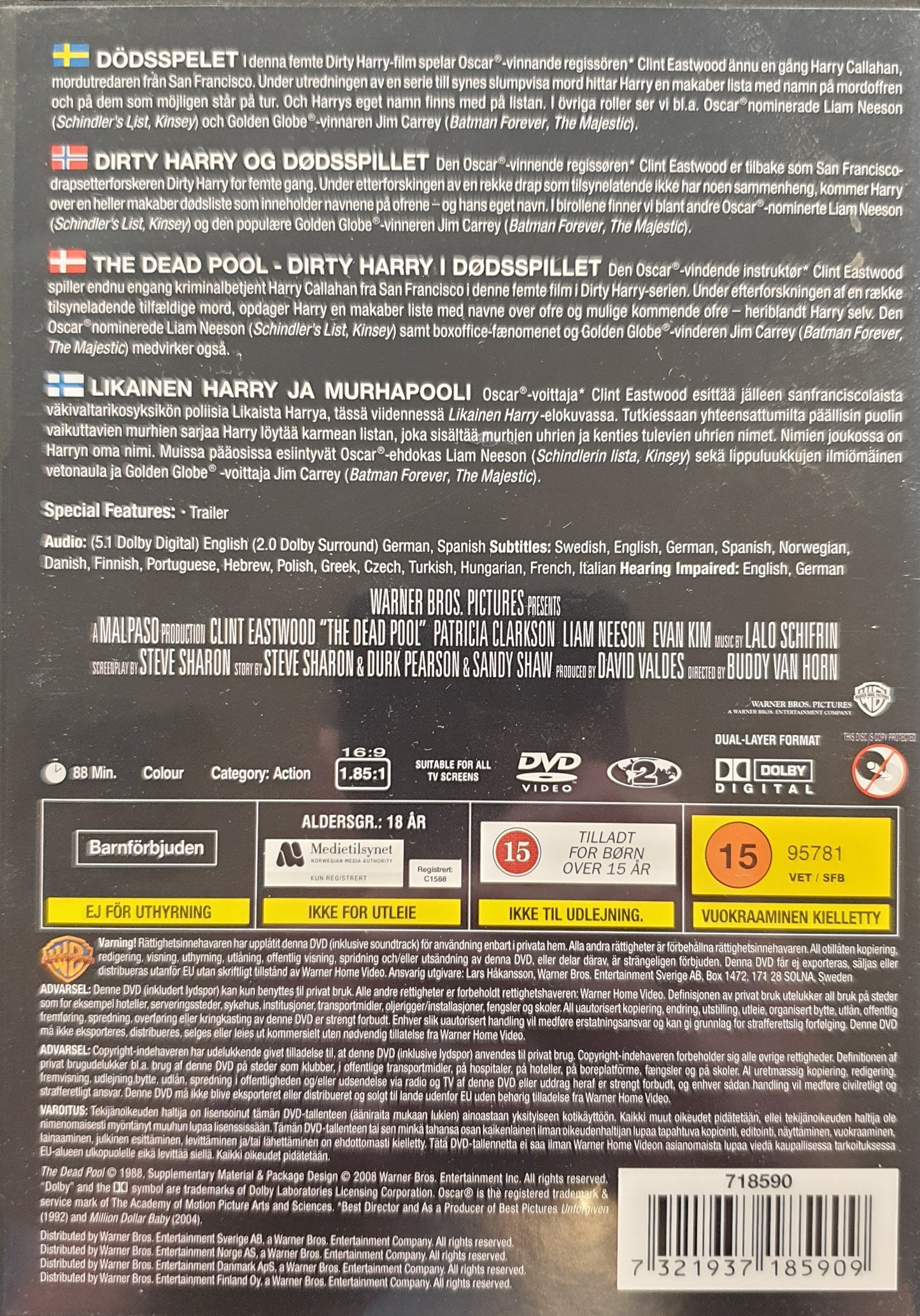 THE DEAD POOL / DÖDSSPELET