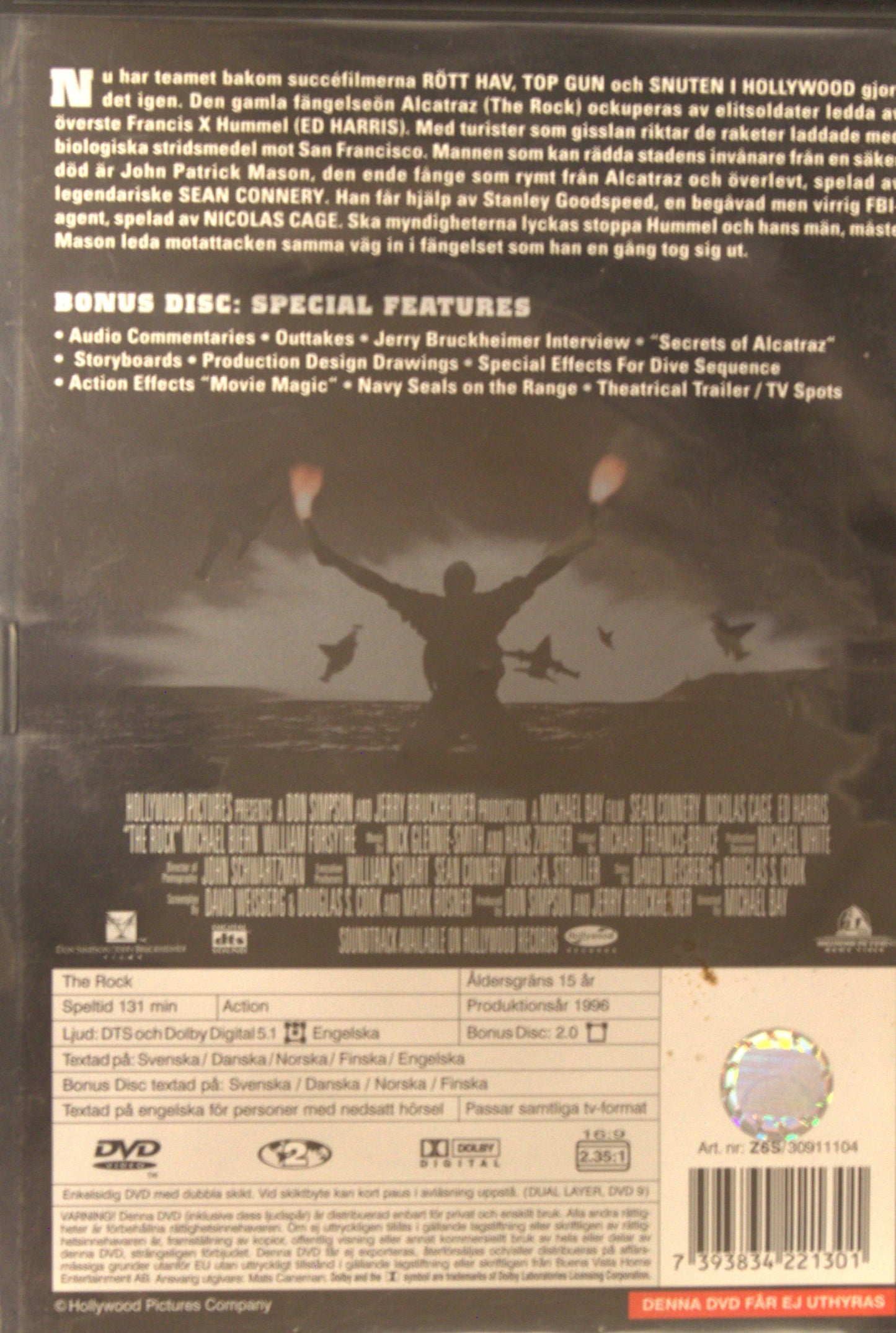 THE ROCK - 2 DISC COLLECTOR'S EDITION