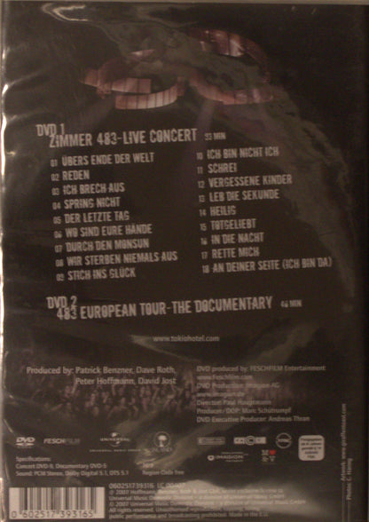 TOKIO HOTEL - ZIMMER 483 LIVE IN EUROPE