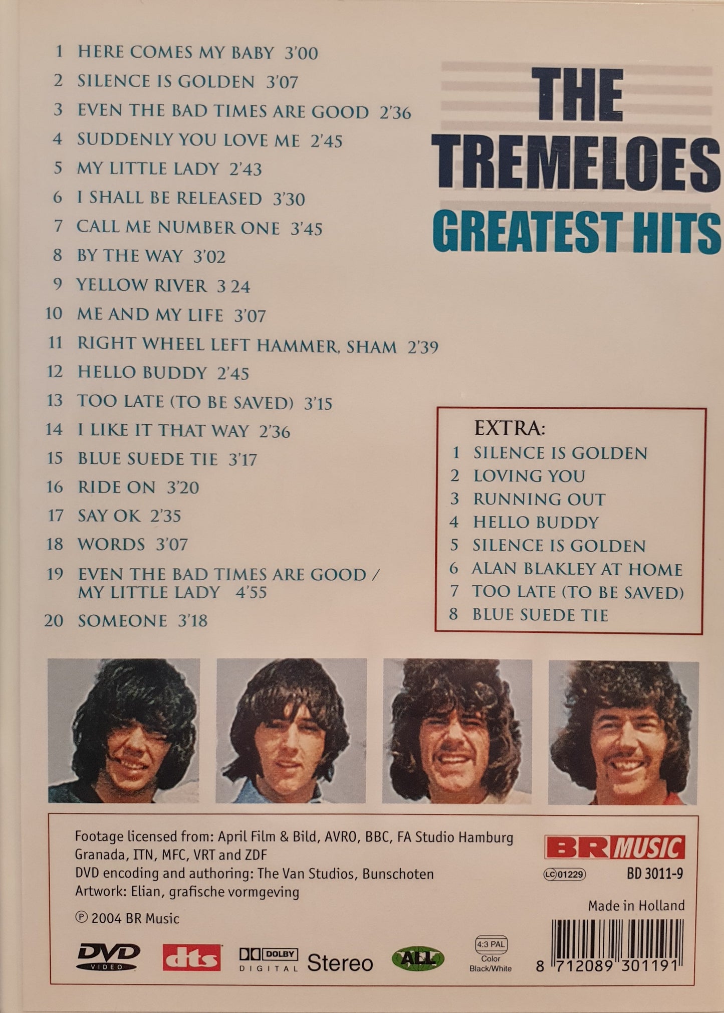 THE TREMELOES: GREATEST HITS