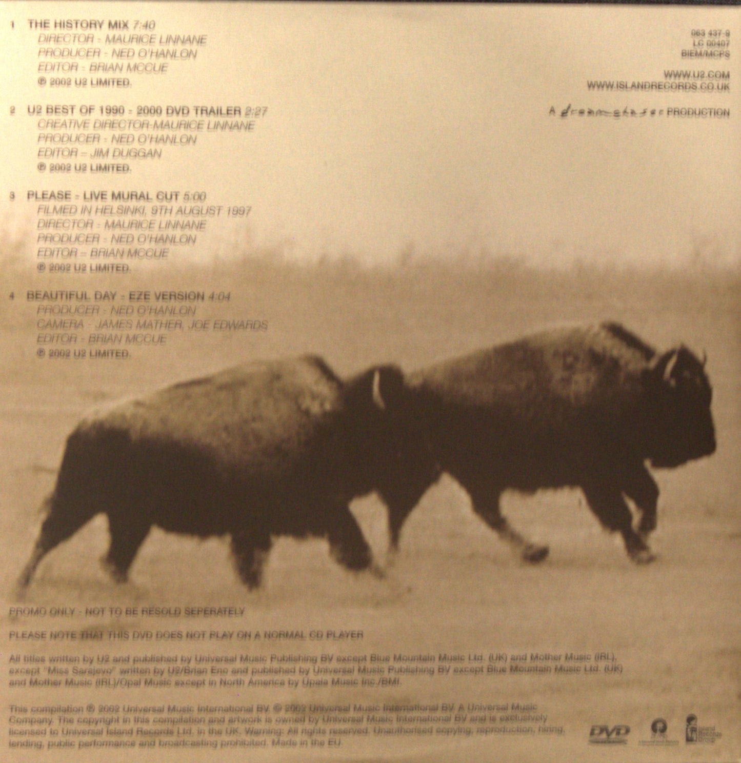 U2 - THE BEST OF 1990-2000