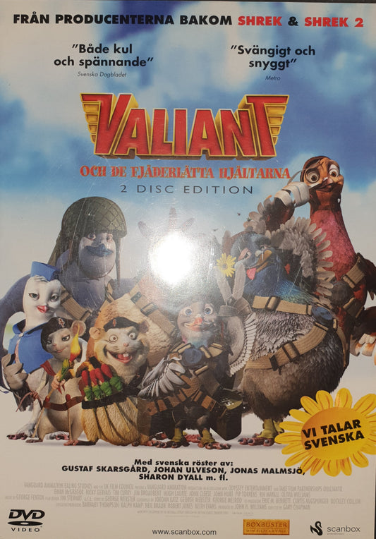 VALIANT OCH DE FJÄDERLÄTTA HJÄLTARNA - 2 DISC EDITION