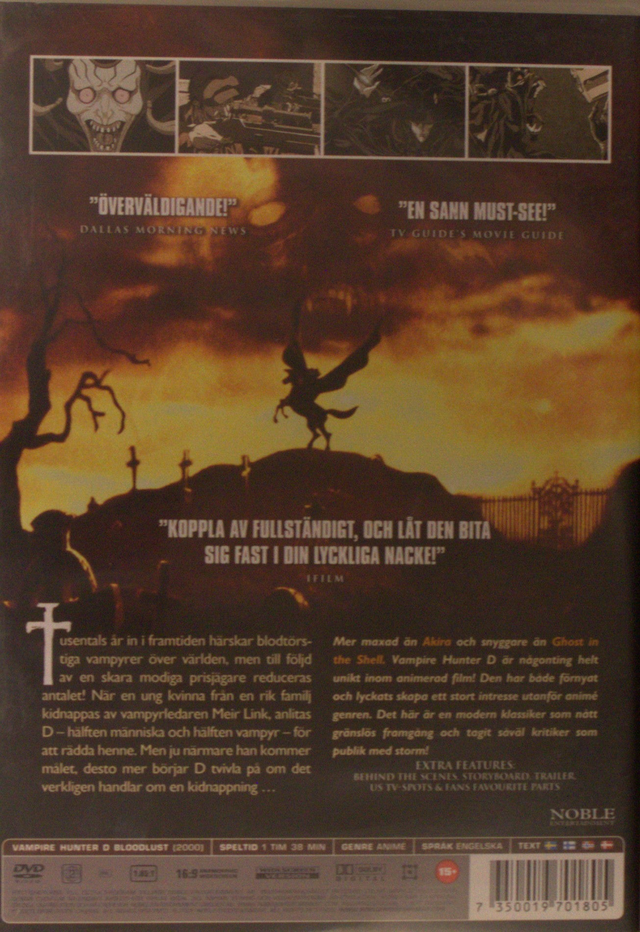 VAMPIRE HUNTER D: BLOODLUST