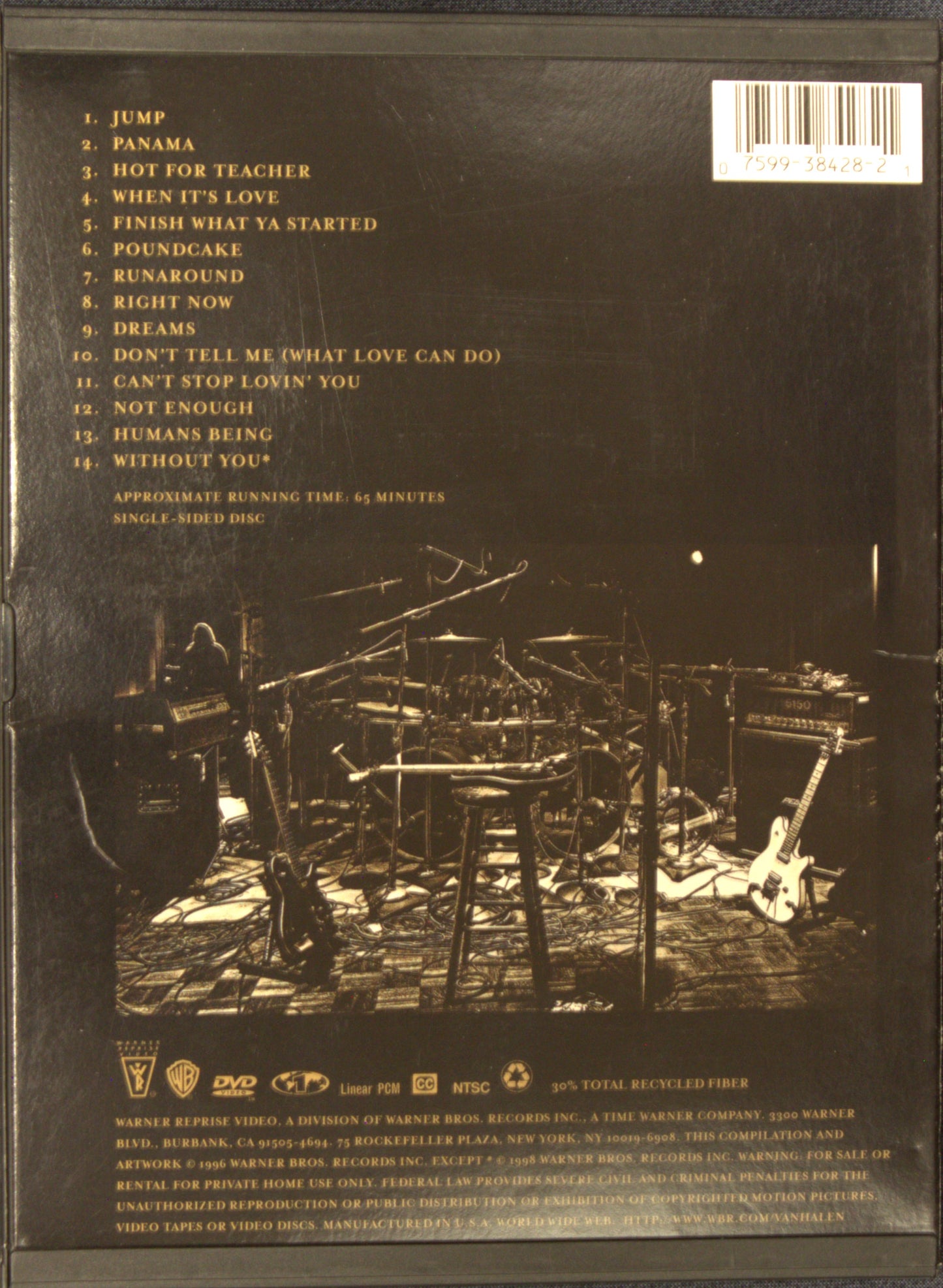 VAN HALEN VIDEO HITS VOLUME 1