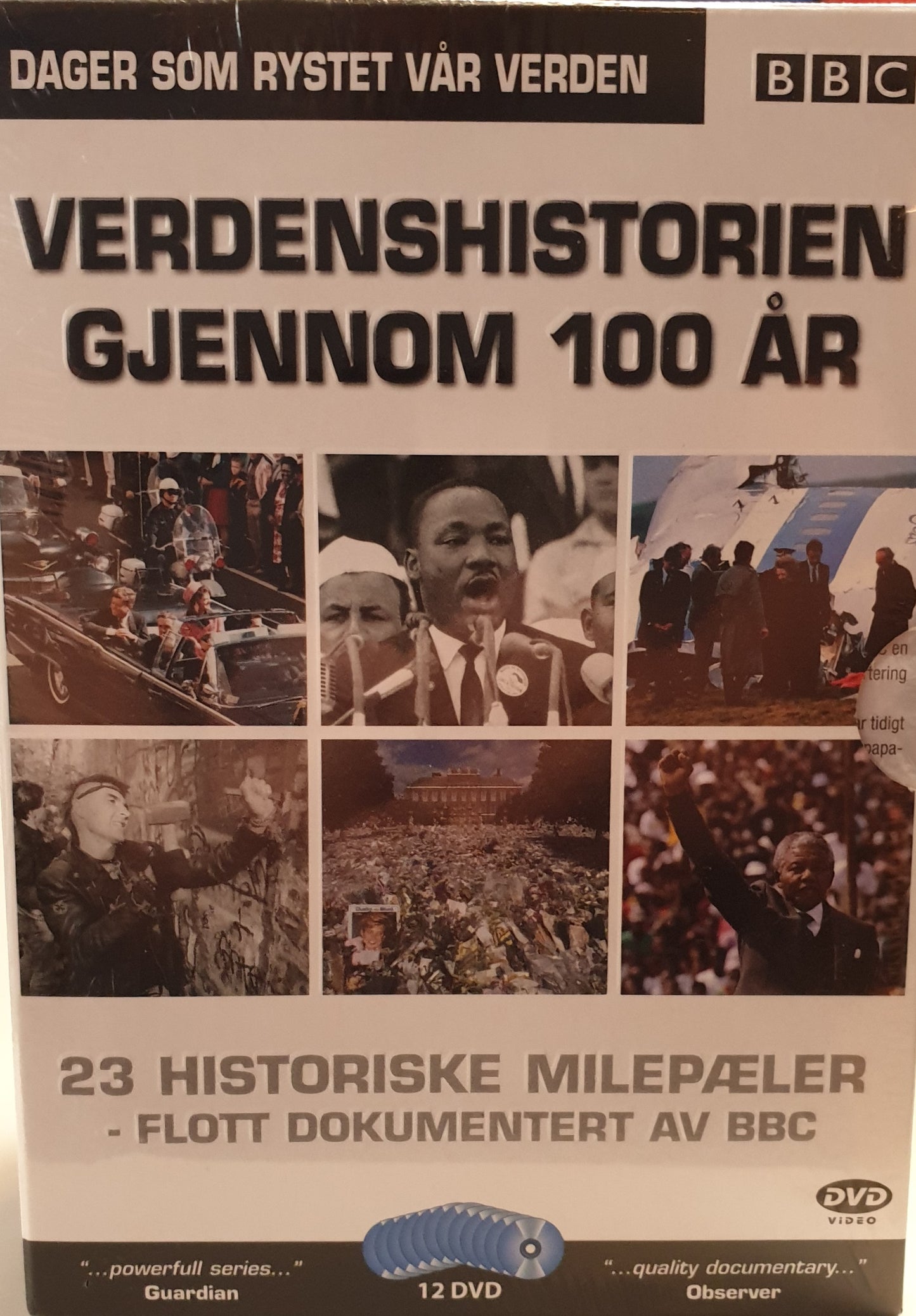 VERDENSHISTORIEN GJENNOM 100 ÅR - BOX 12 SKIVOR