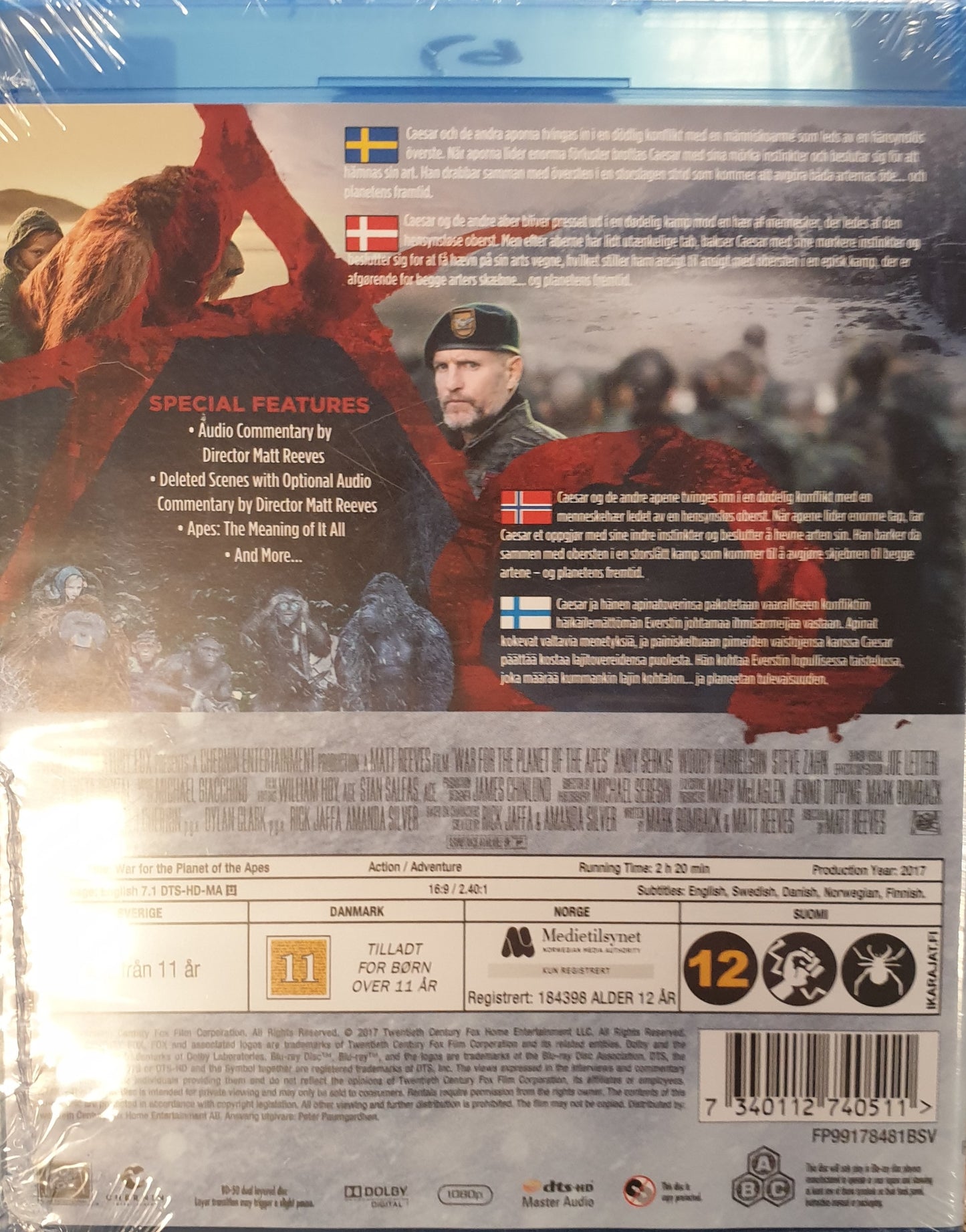 WAR FOR THE PLANET OF THE APES