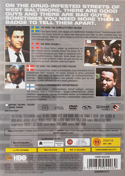 THE WIRE - THE COMPLETE FIRST SEASON