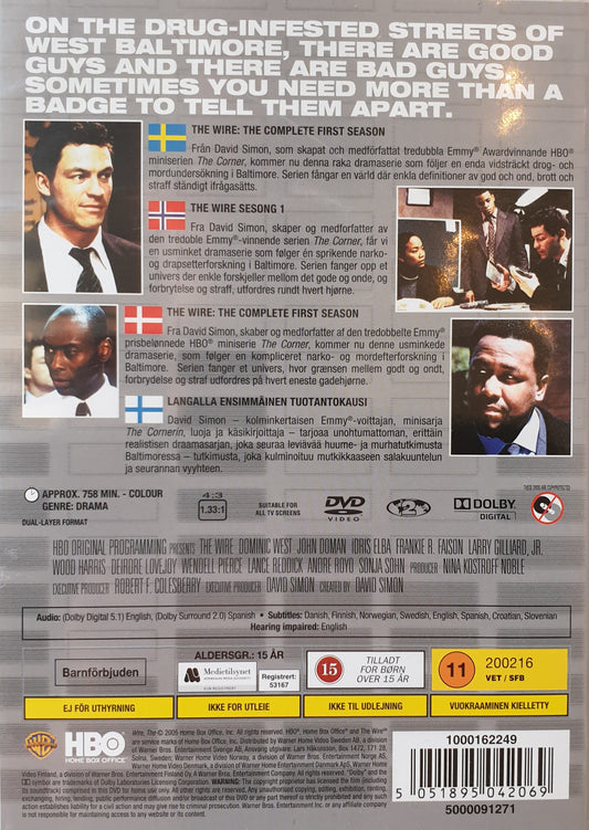 THE WIRE - THE COMPLETE FIRST SEASON