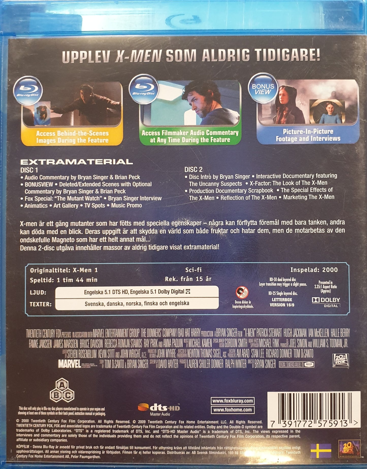 X-MEN  - SPECIAL EDITION 2 DISCS