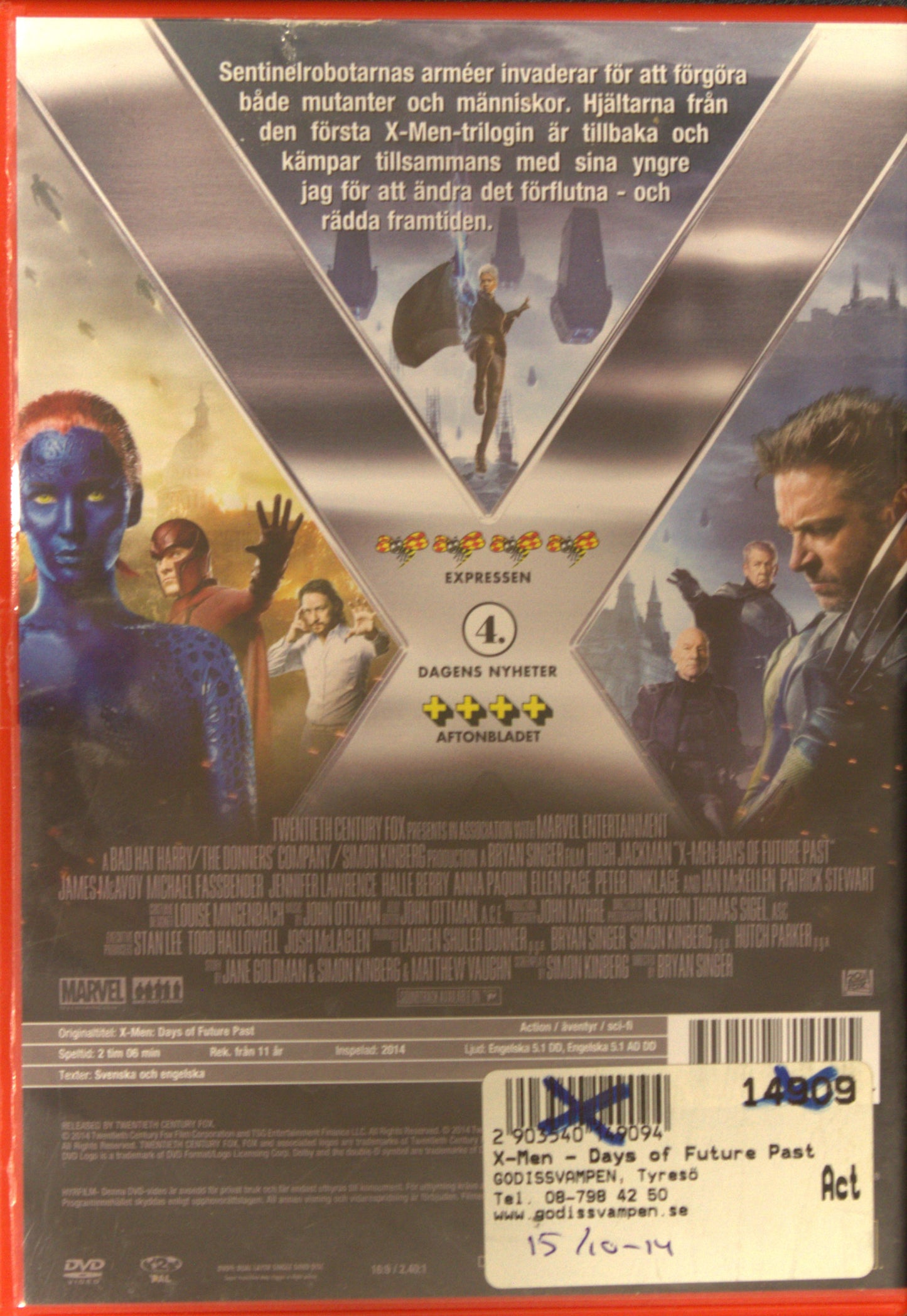 X-MEN: DAYS OF FUTURE PAST