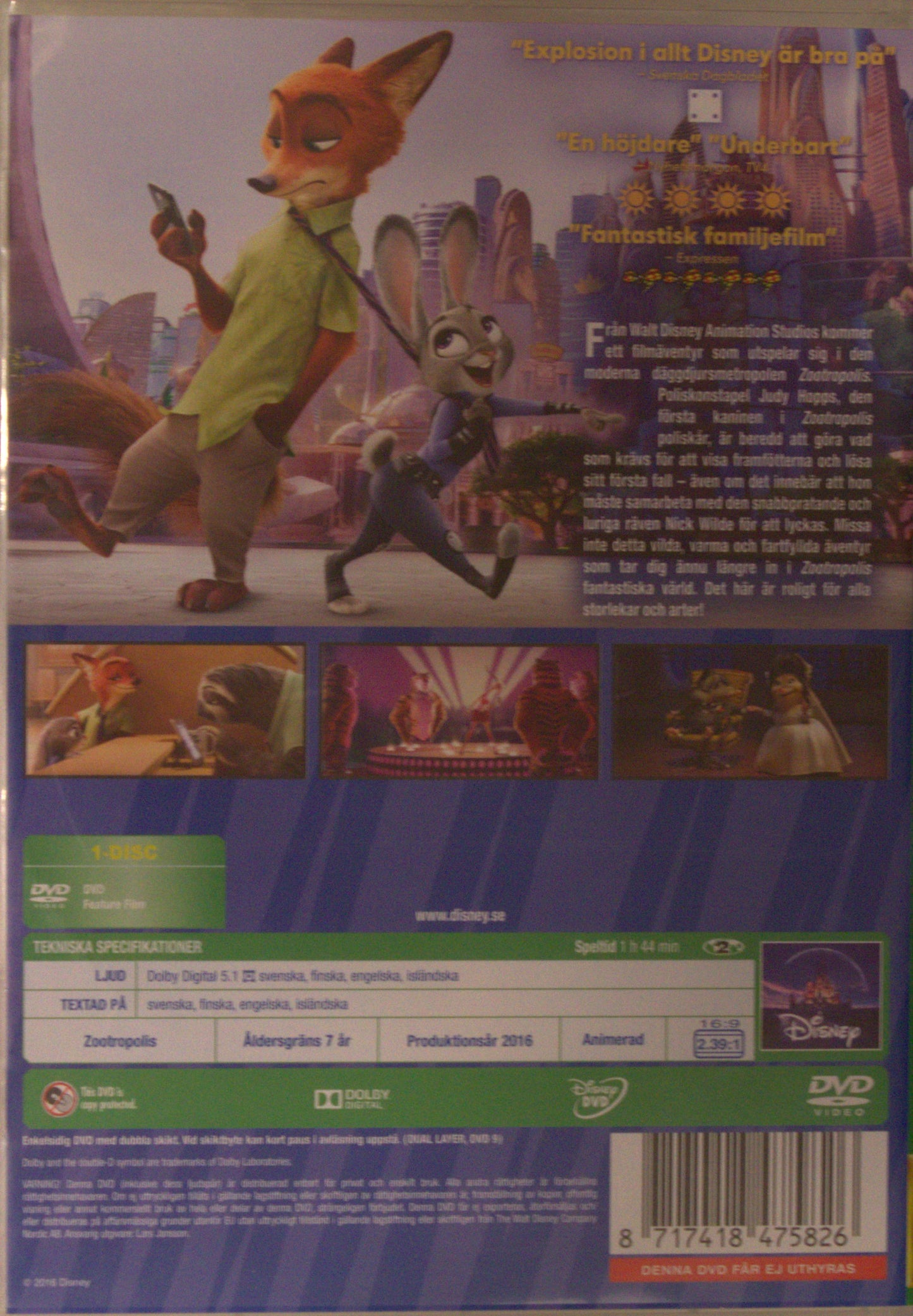 ZOOTROPOLIS / ZOOTOPIA