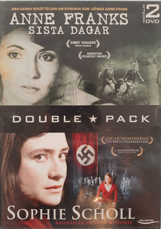 ANNE FRANKS SISTA DAGAR / SOPHIE SCHOLL - 2 FILMER