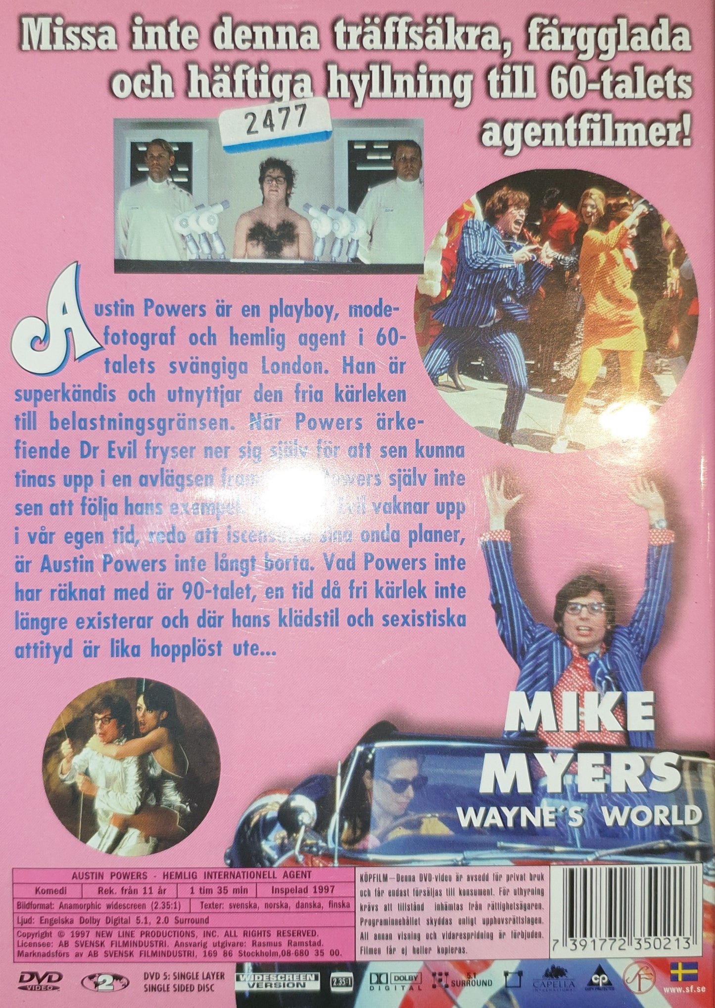 AUSTIN POWERS HEMLIG INTERNATIONELL AGENT