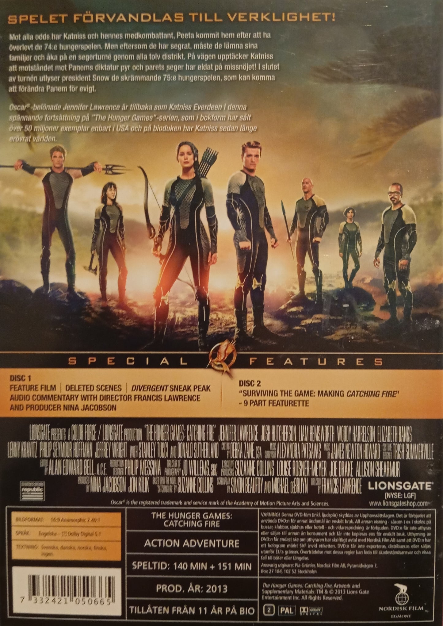 THE HUNGER GAMES: CATCHING FIRE - 2-DISC SPECIAL EDITION