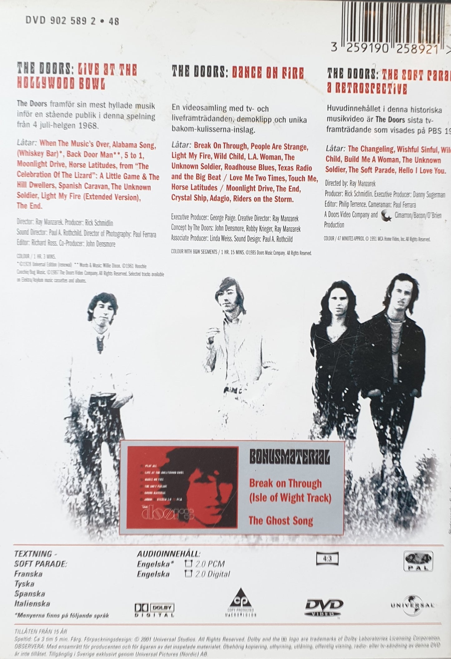 THE DOORS - 30-ÅRIG JUBILEUMSUTGÅVA