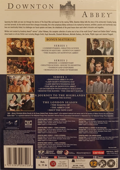 DOWNTON ABBEY SERIES ONE - FOUR