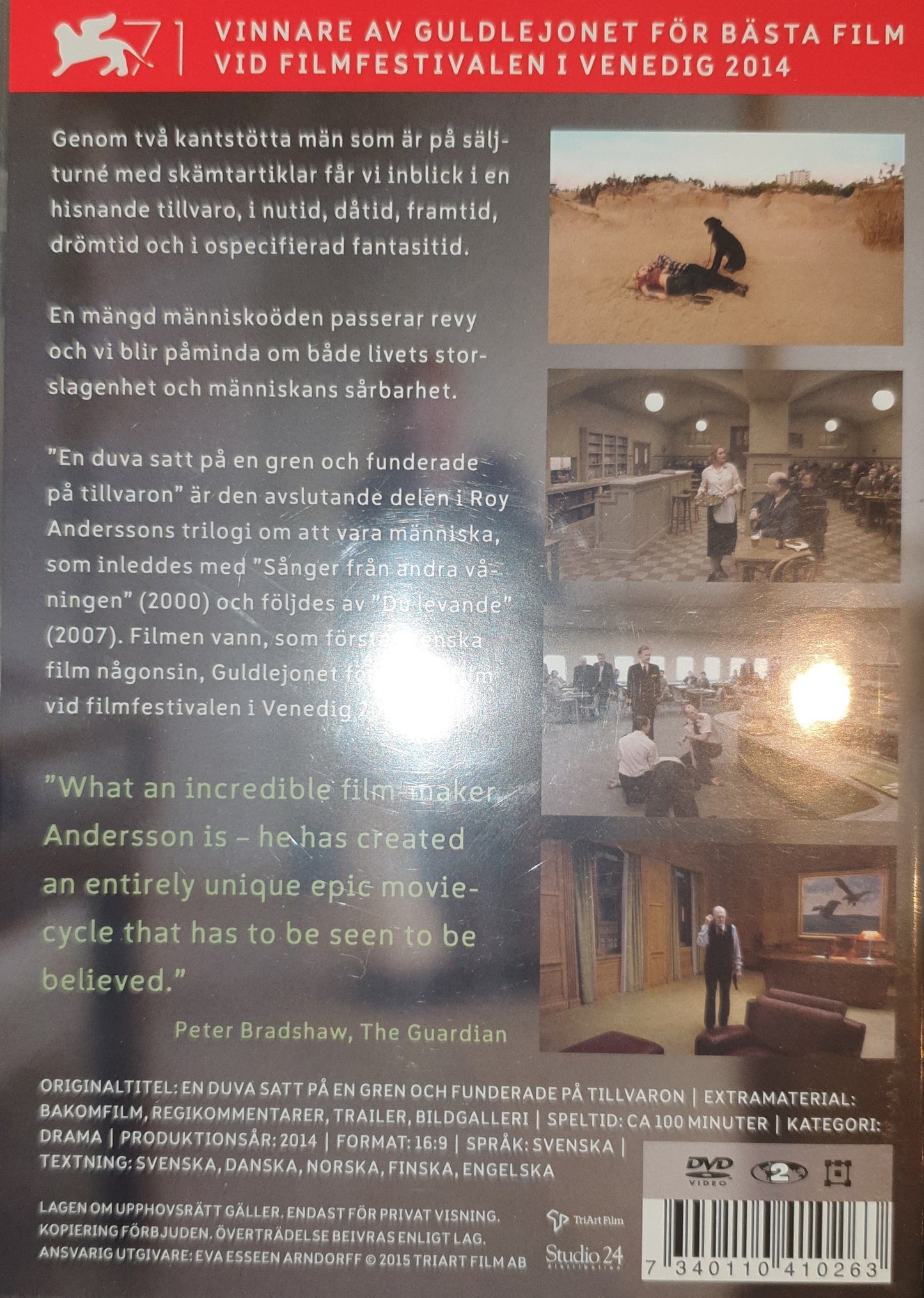 EN DUVA SATT PÅ EN GREN OCH FUNDERADE PÅ TILLVARON