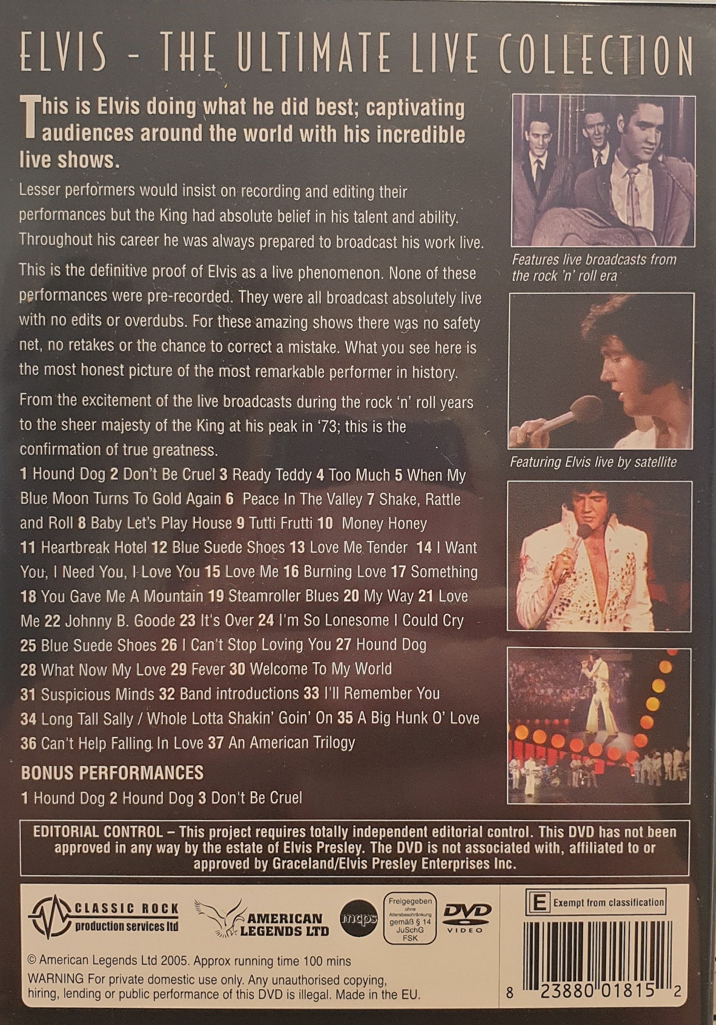 ELVIS - THE ULTIMATE LIVE COLLECTION