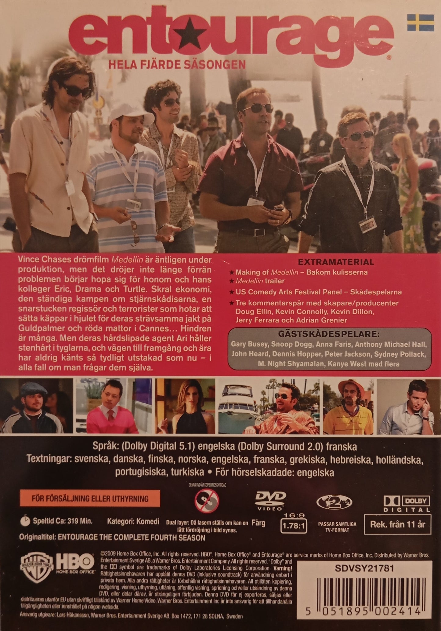 ENTOURAGE - HELA FJÄRDE SÄSONGEN