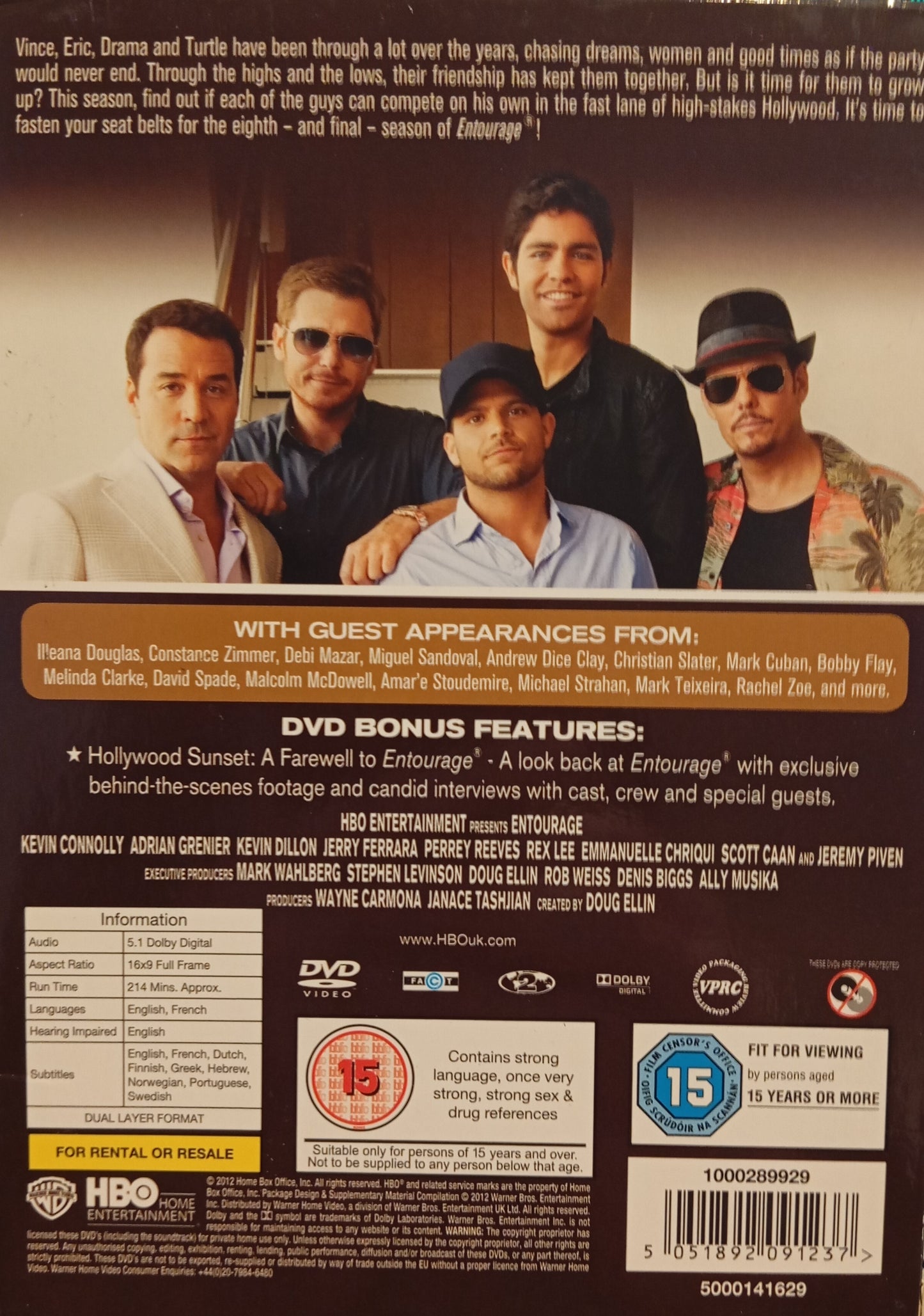ENTOURAGE - THE COMPLETE EIGHTH SEASON