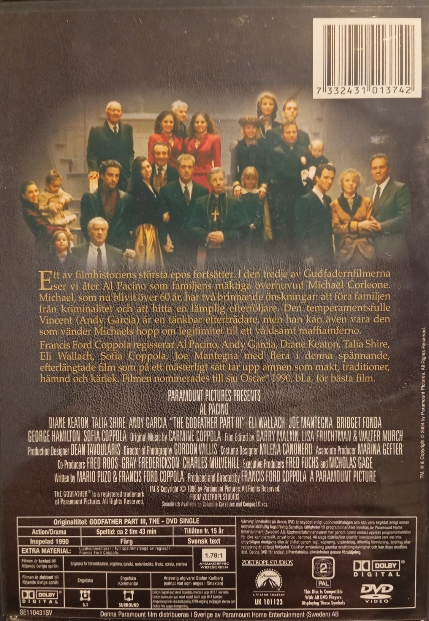 GUDFADERN DEL III / THE GODFATHER PART III