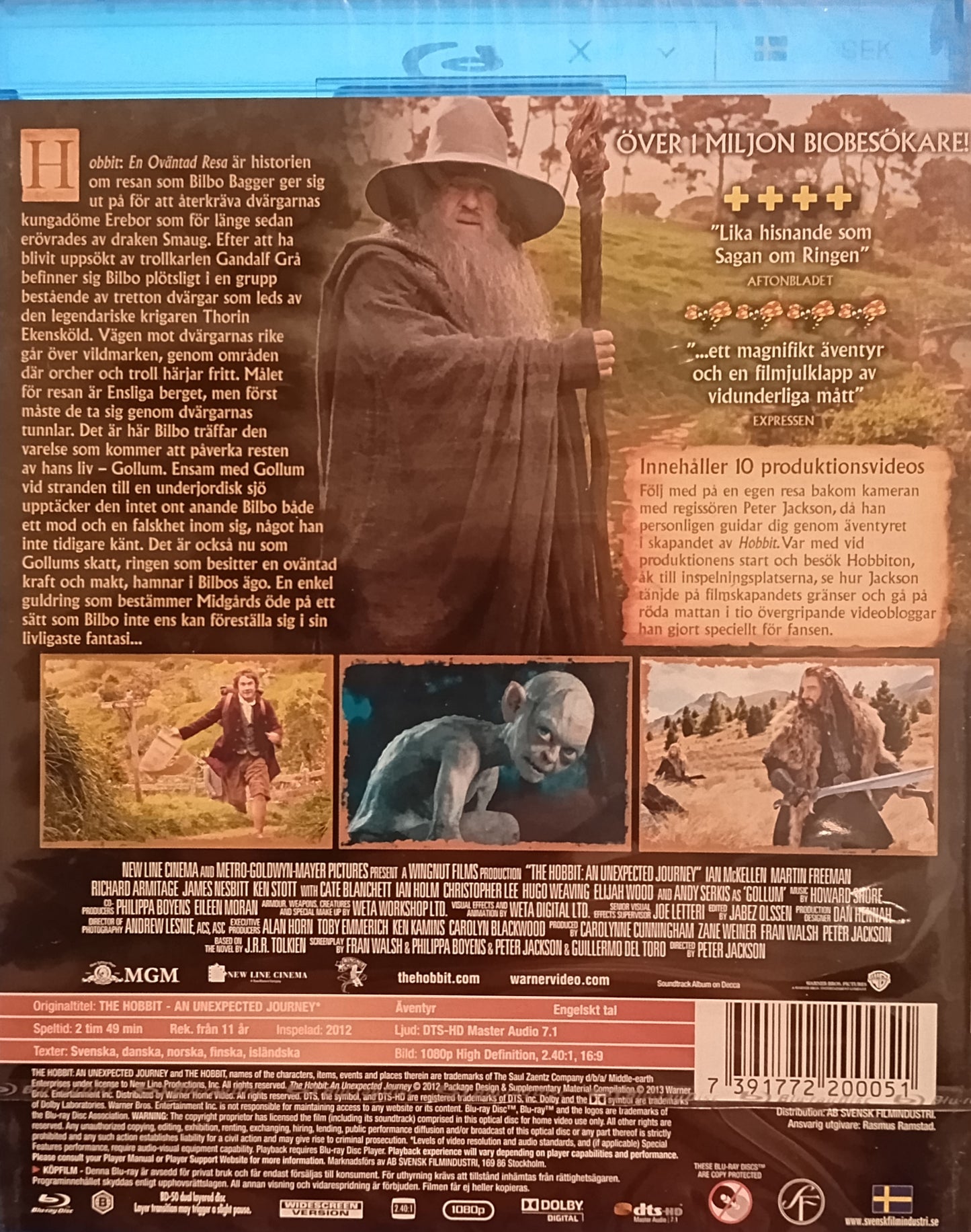 THE HOBBIT: EN OVÄNTAD RESA / AN UNEXPECTED JOURNEY