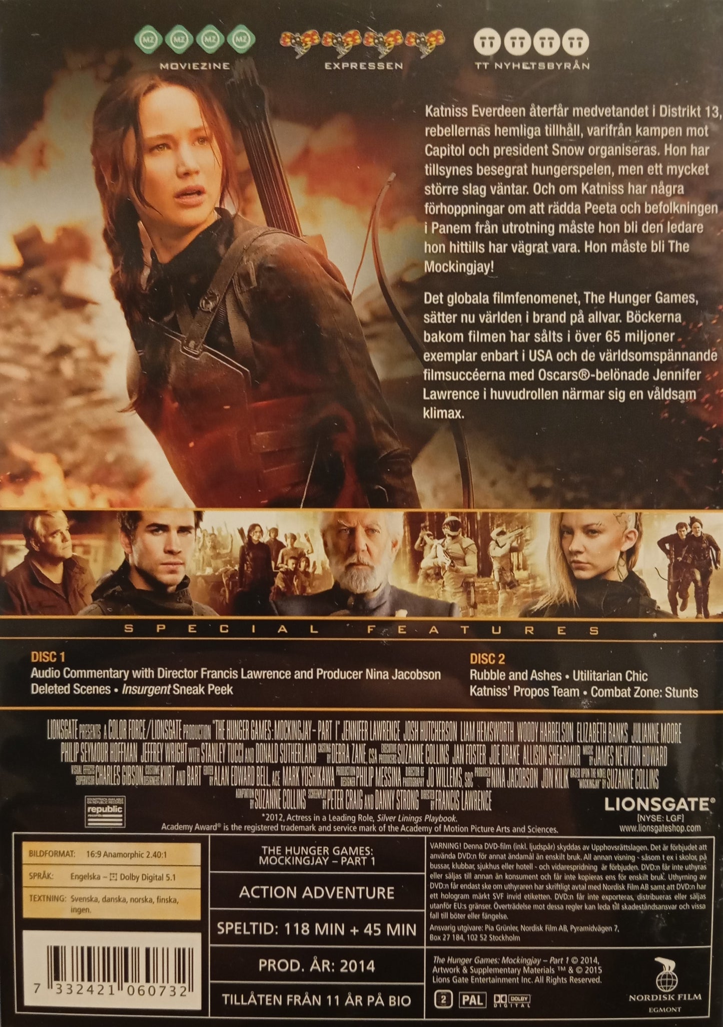 THE HUNGER GAMES: MOCKINGJAY - PART 1 - 2-DISC SPECIAL EDITION