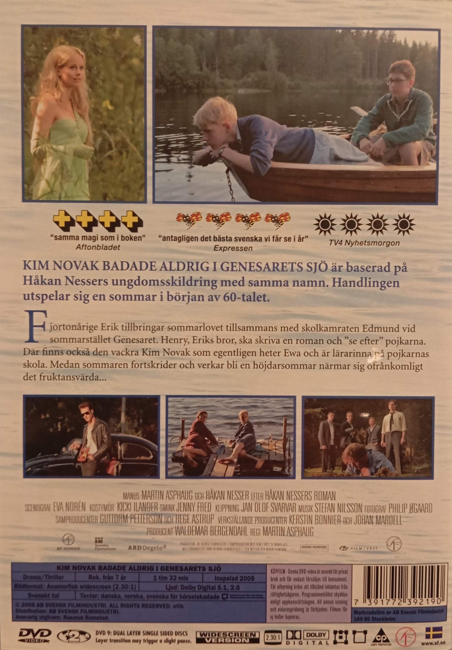 KIM NOVAK BADADE ALDRIG I GENESARETS SJÖ